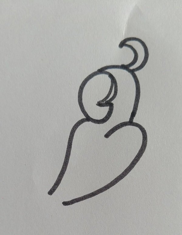 Hình vẽ con vẹt 4