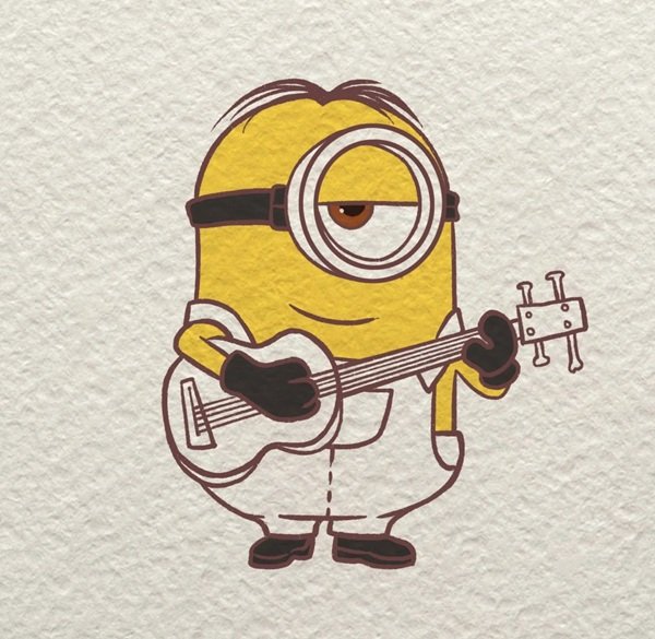 Hình vẽ minion​ 8