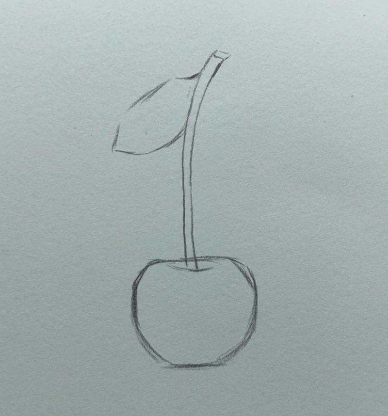 Hình vẽ quả cherry 1