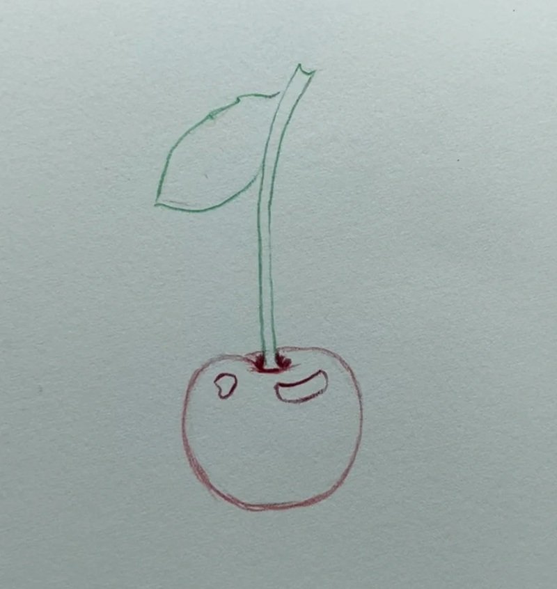 Hình vẽ quả cherry 2