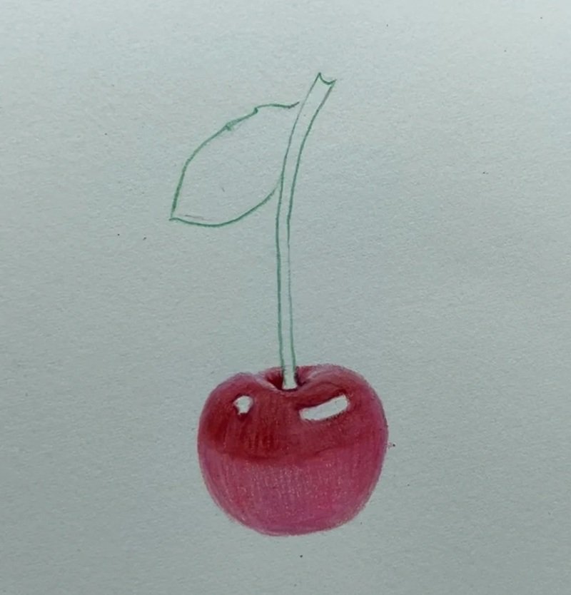 Hình vẽ quả cherry 4