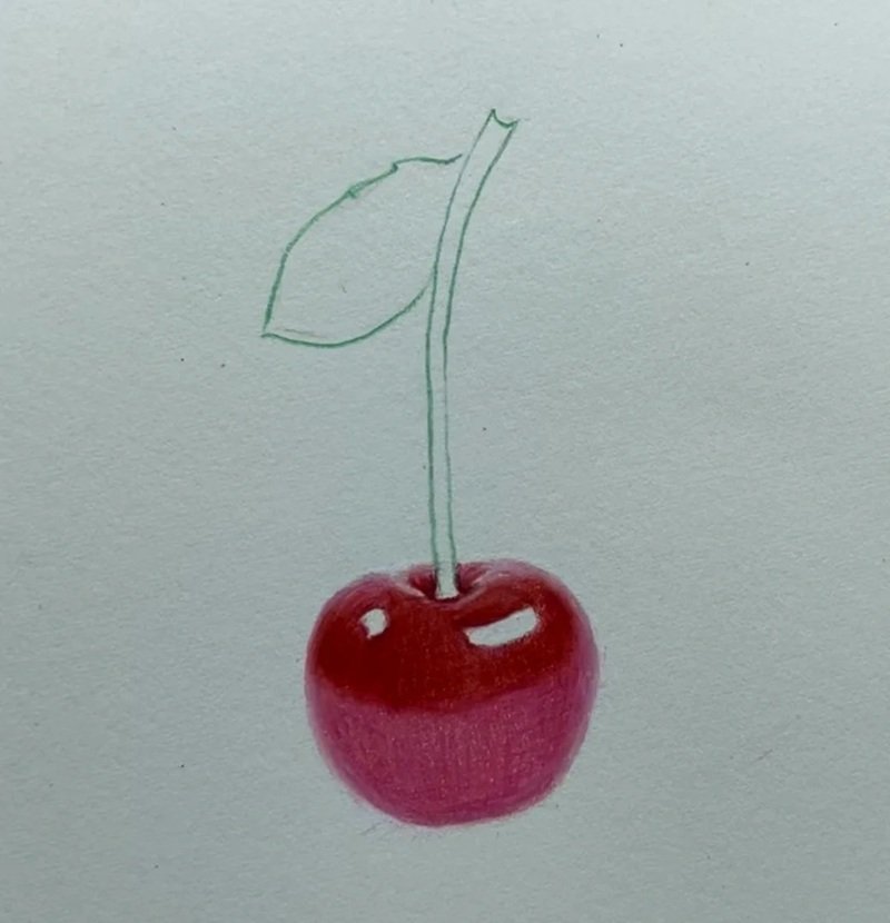 Hình vẽ quả cherry 5