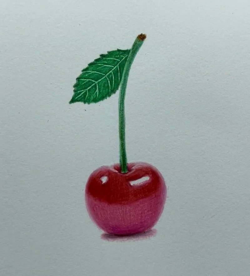 Hình vẽ quả cherry 