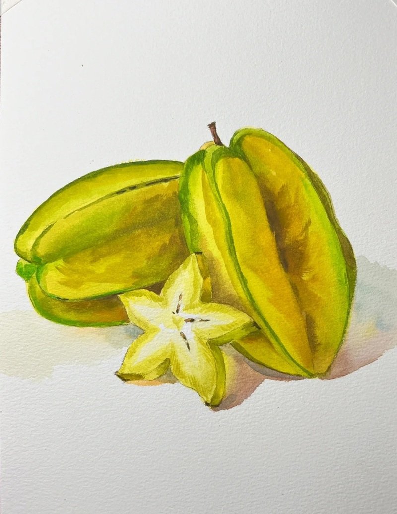 Hình vẽ quả khế 4