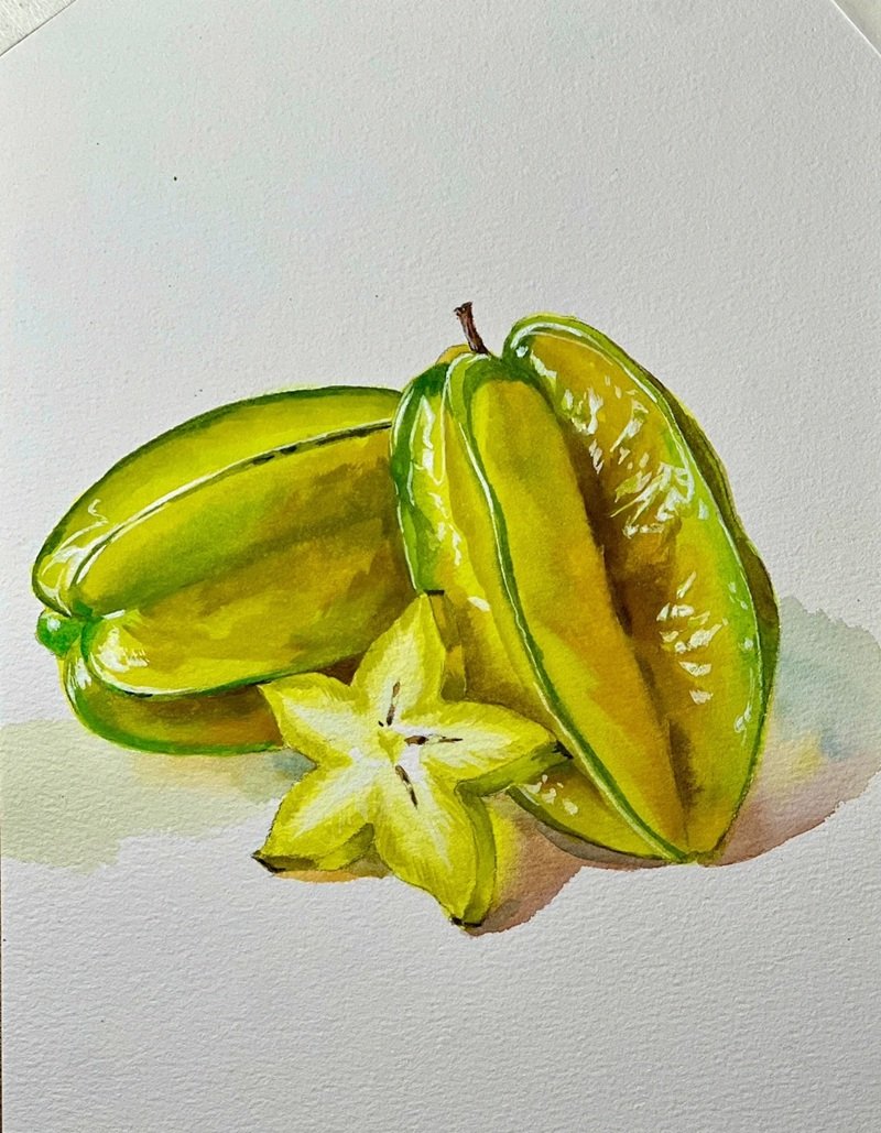 Hình vẽ quả khế