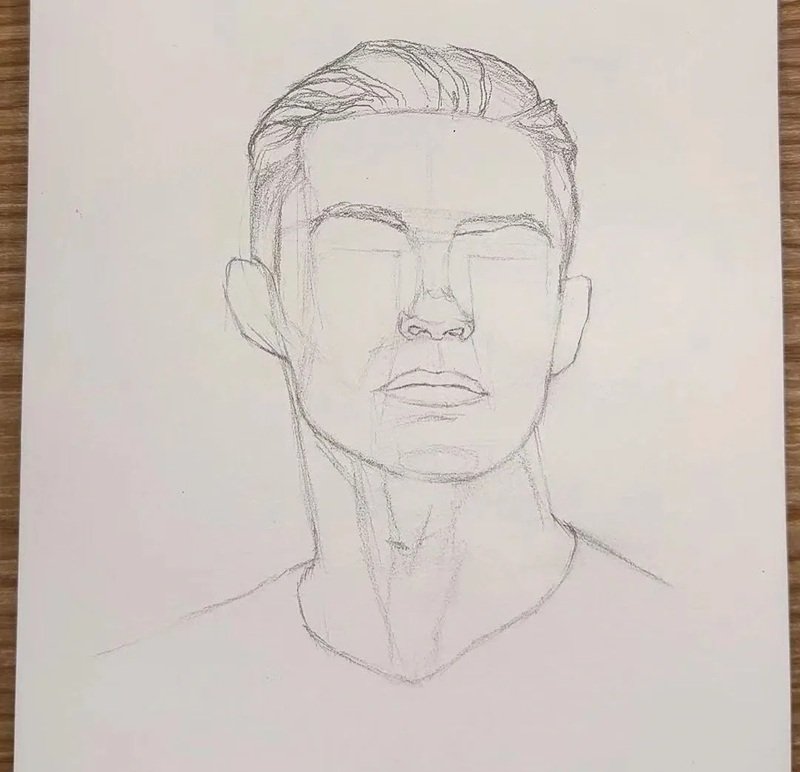 Hình vẽ ronaldo​ 4