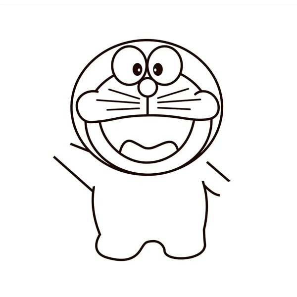 Hướng dẫn cách vẽ doraemon 5