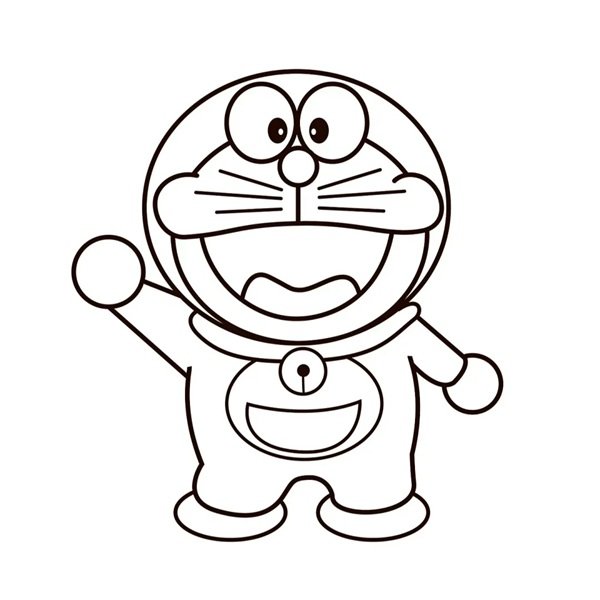 Hướng dẫn cách vẽ doraemon 6