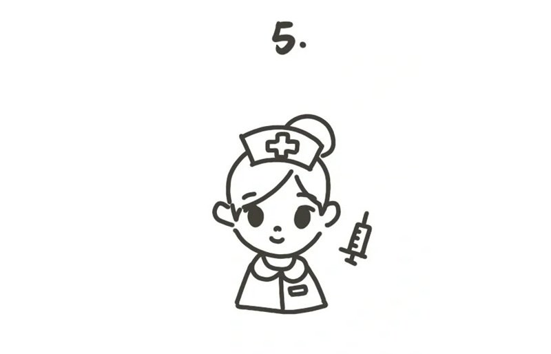 Tranh vẽ bác sỹ 5