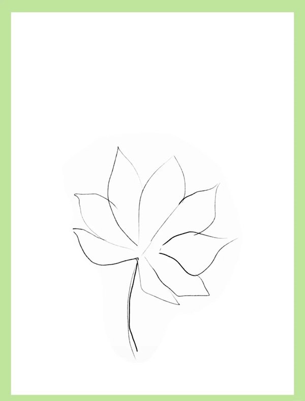 Tranh vẽ lá cây​ 1
