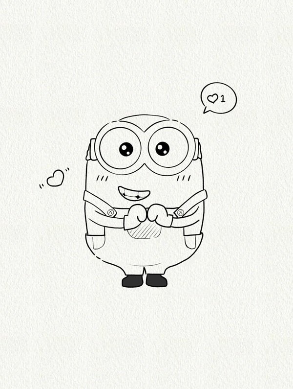 Tranh vẽ minion 