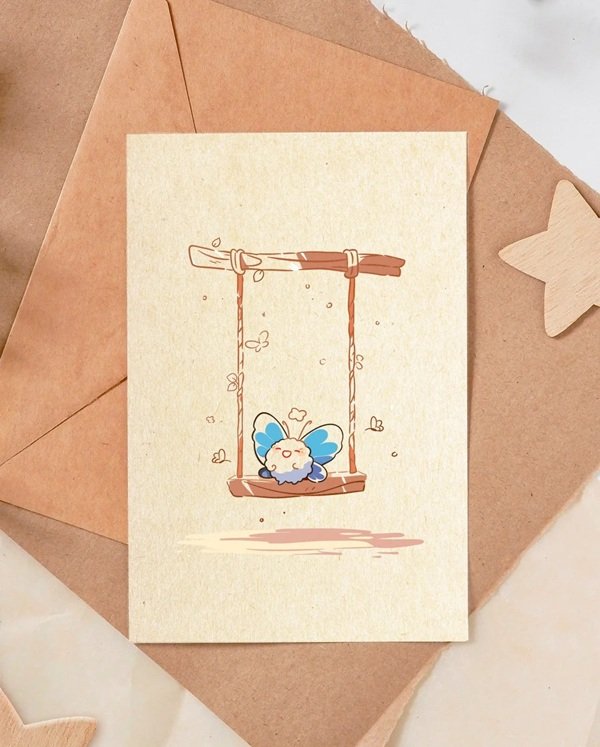 Tranh vẽ xích đu​ 8