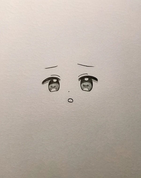 Vẽ anime đơn giản girl​ 1