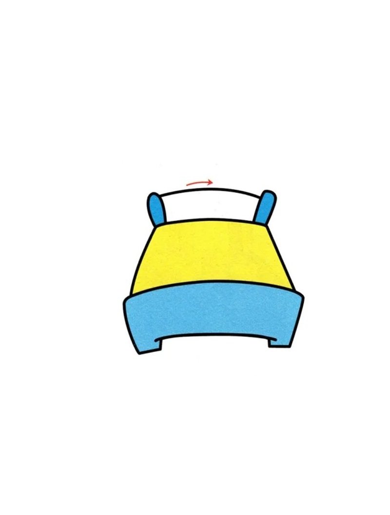 Vẽ cái giường 4