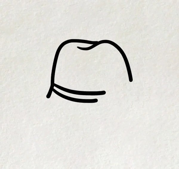 Vẽ cái mũ​ 4