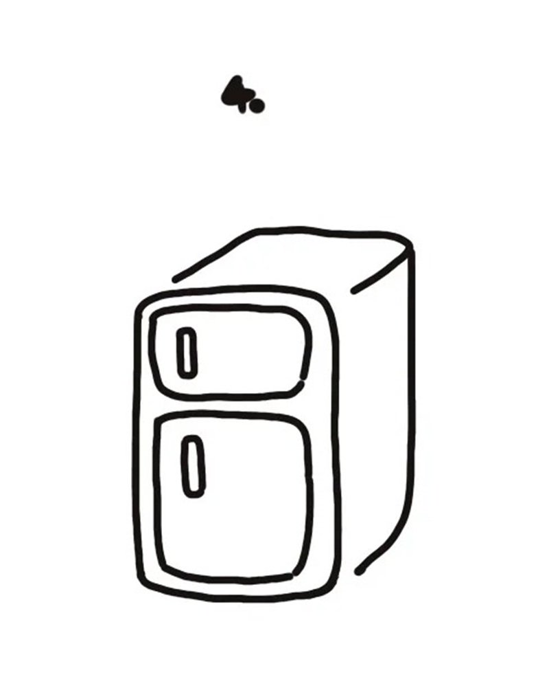 Vẽ cái tủ lạnh​ 4