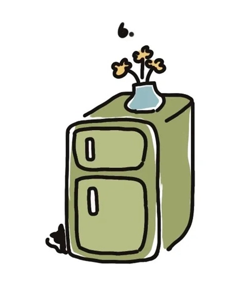 Vẽ cái tủ lạnh​