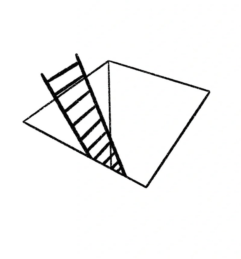 Vẽ cầu thang đẹp 4