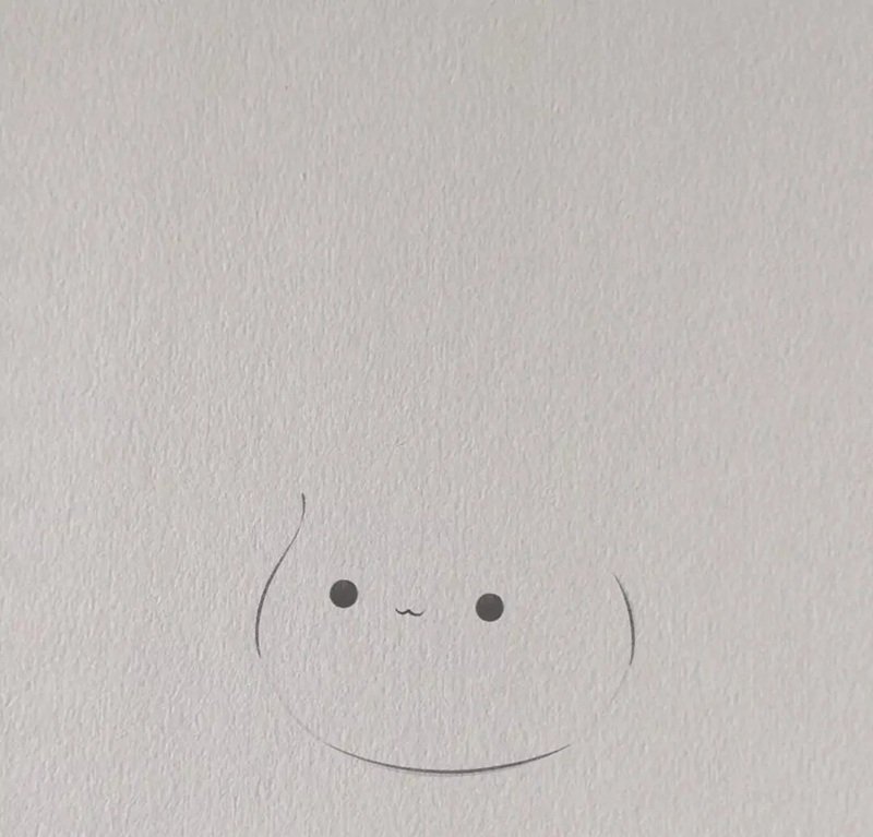Hình vẽ cây nấm cute 1