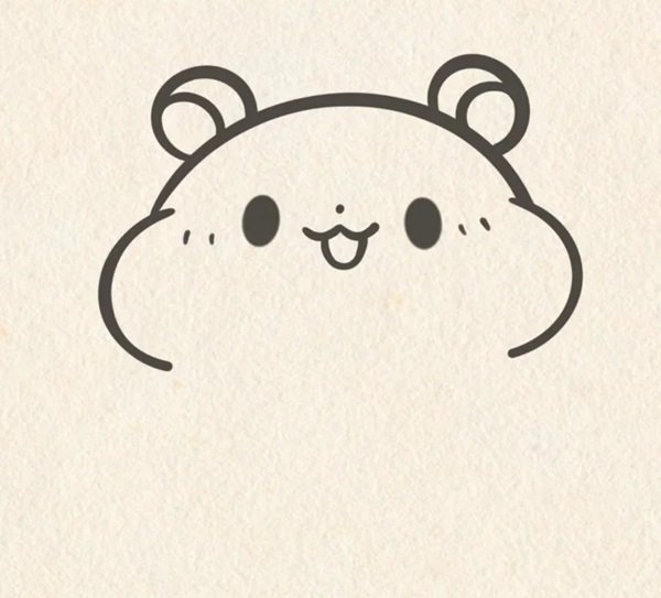 Vẽ chuột hamster cute 4