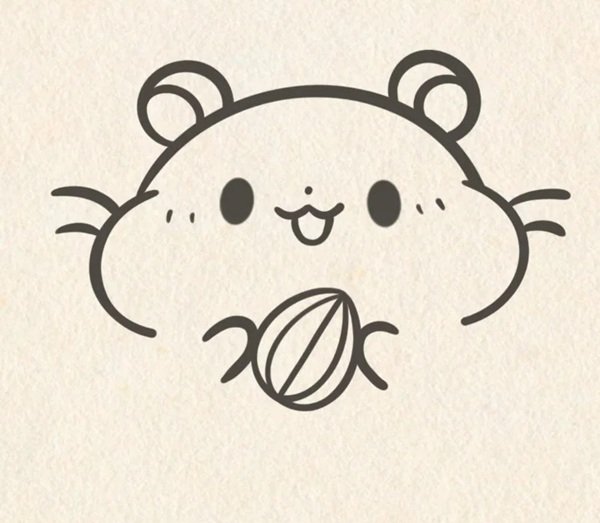 Vẽ chuột hamster cute 7