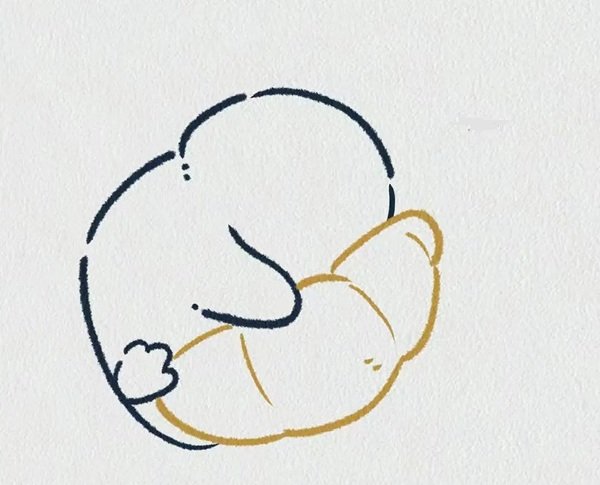 Vẽ con chim cánh cụt 2