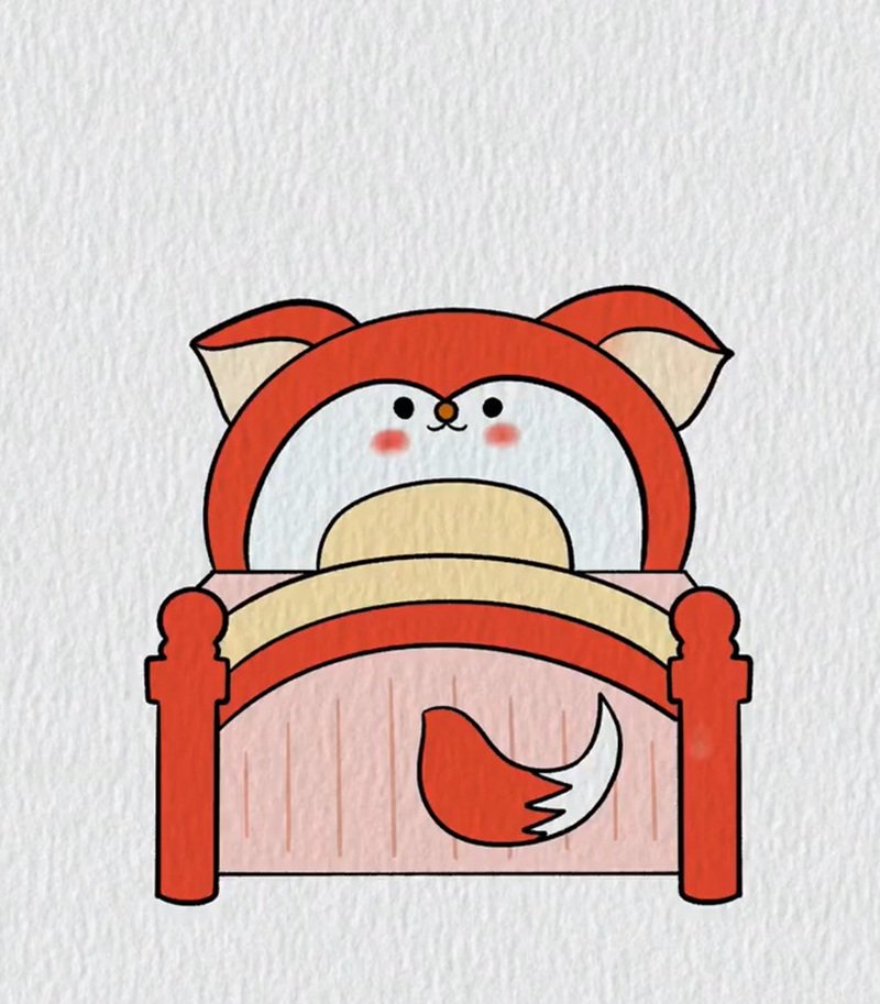 Vẽ cái giường đơn giản 