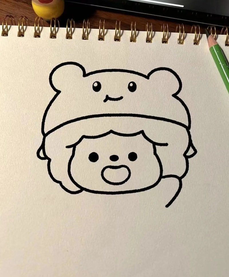 Vẽ hình chibi cute đơn giản​ 3