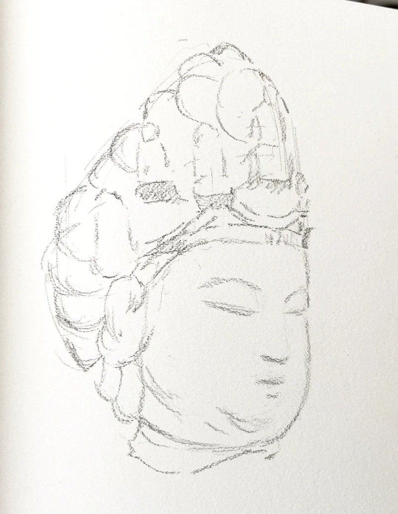 Vẽ hình phật​ 