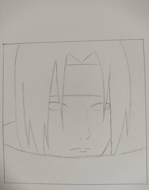 Vẽ Itachi đơn giản nhất 4