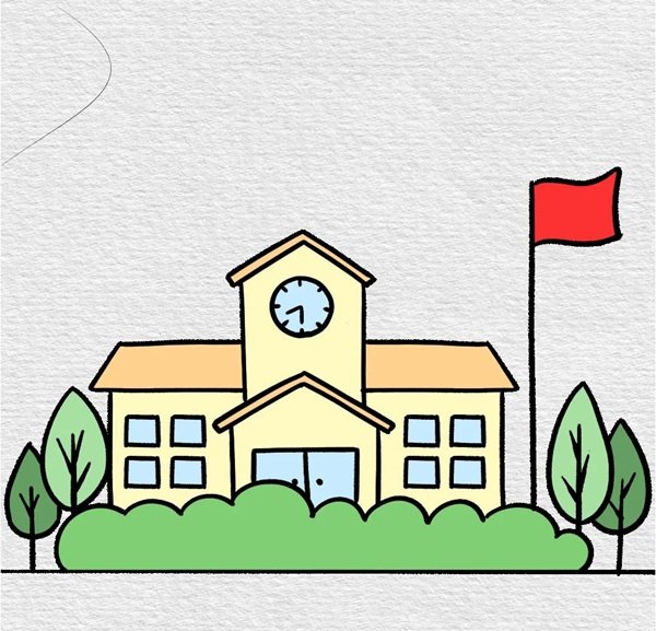 Vẽ ngôi trường mơ ước 