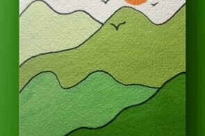 10 kiểu vẽ núi siêu chill cho dân đam mê sketch