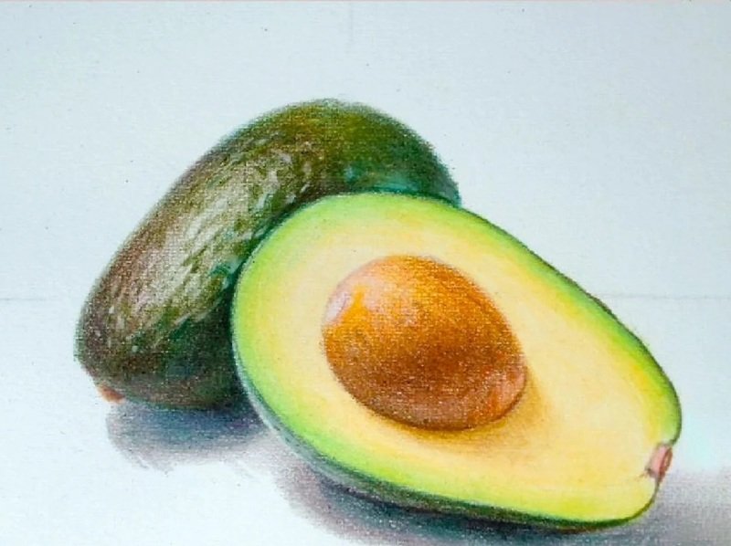 Vẽ quả bơ​ đẹp  6