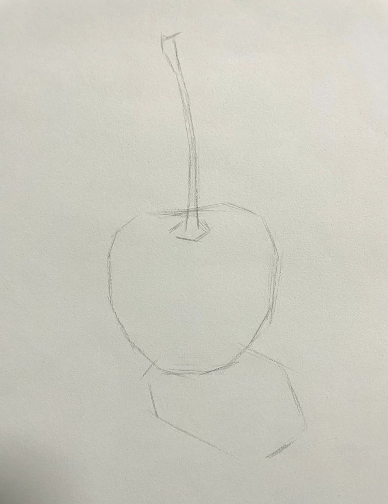 Vẽ quả cherry đẹp 2