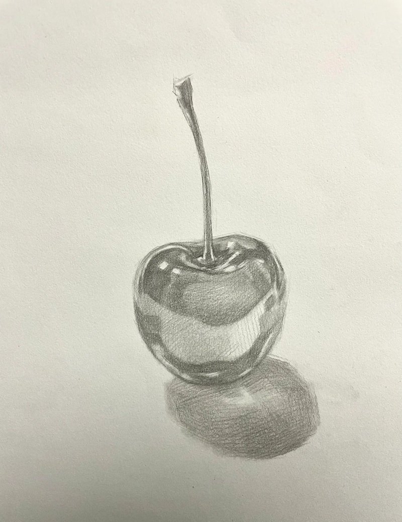 Vẽ quả cherry đẹp 6