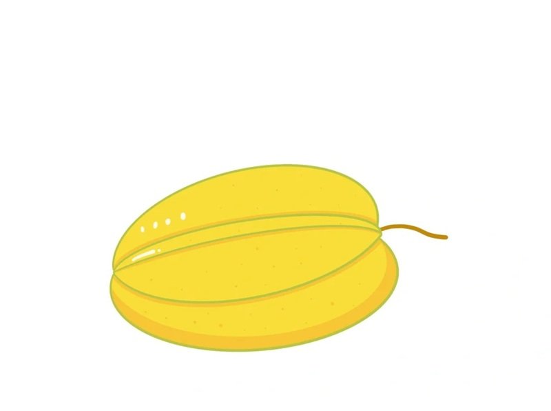 Vẽ quả khế đơn giản nhất 