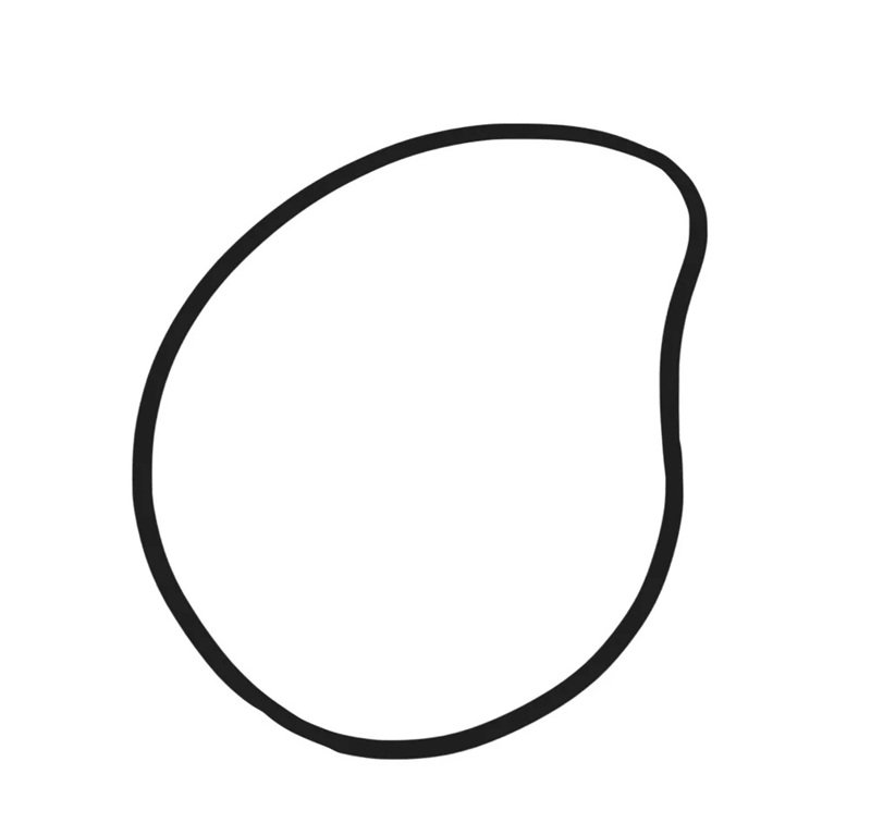 Vẽ quả xoài​ đơn giản  3