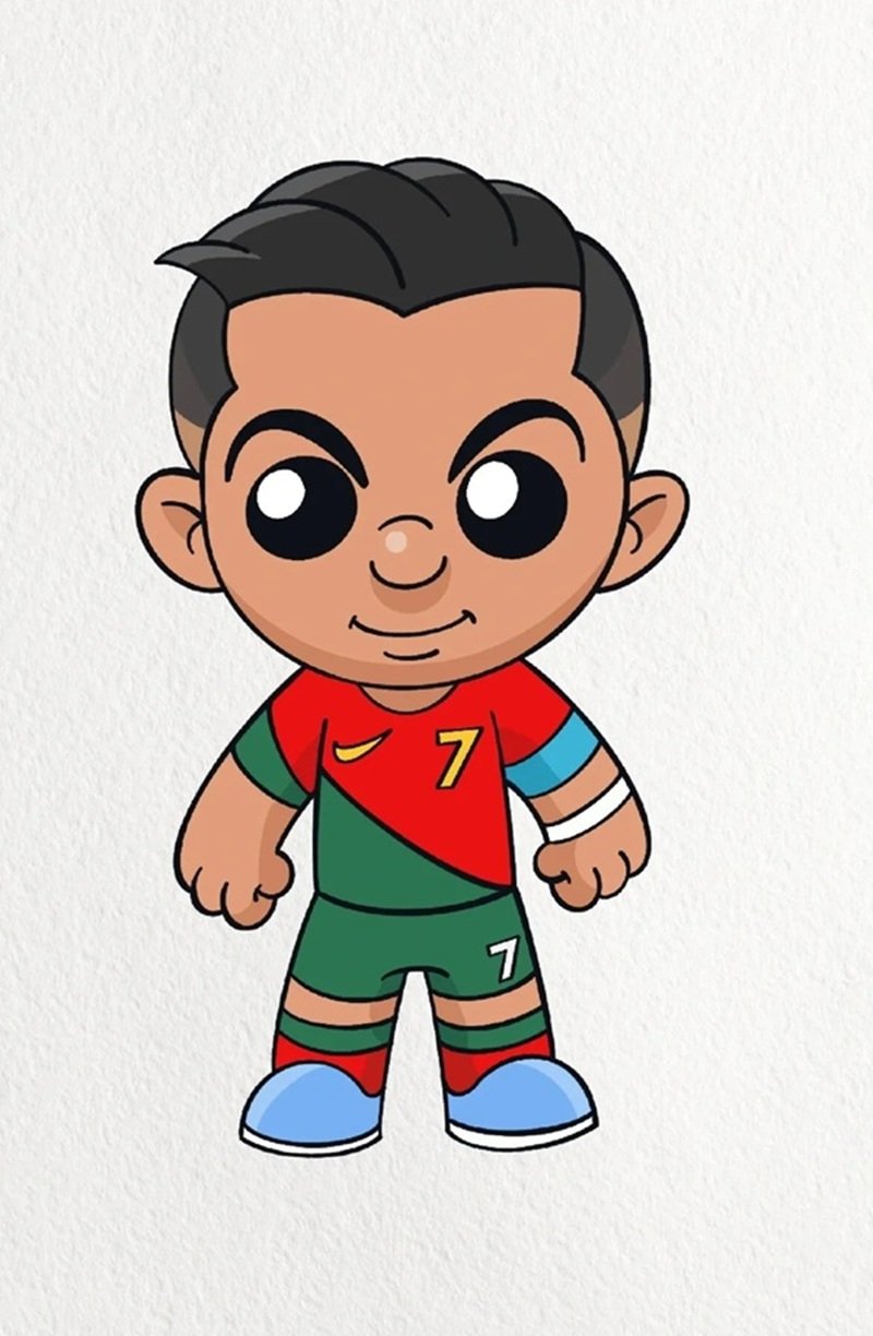 Vẽ ronaldo​ đẹp nhất 