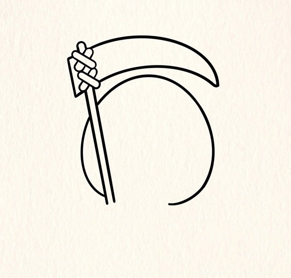 Vẽ thần chết​ đơn giản 3