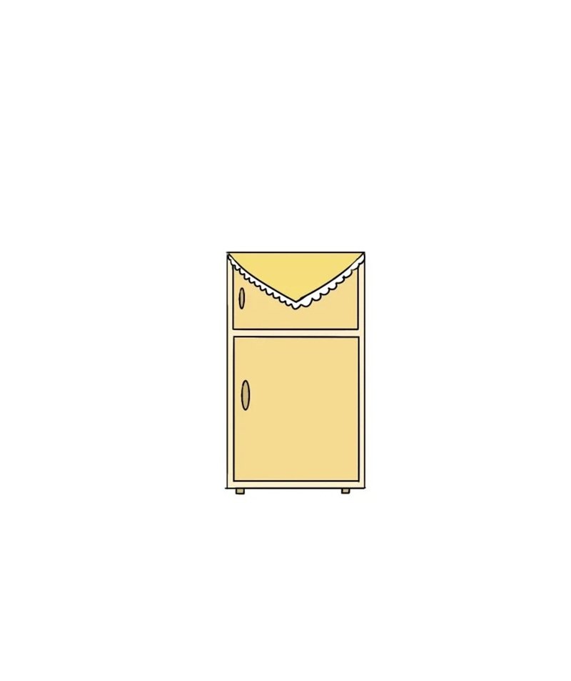 Vẽ cái tủ lạnh​ dễ vẽ 