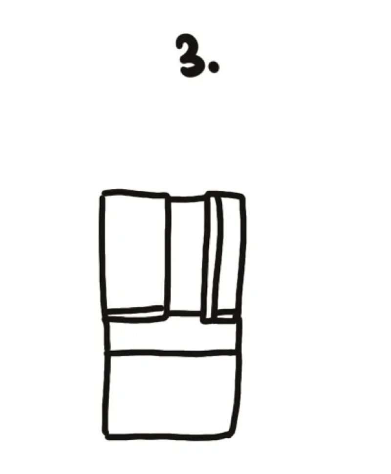 Vẽ cái tủ lạnh​ đơn giản nhất 3