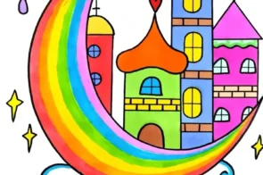 15+ mẫu vẽ lâu đài đẹp – đưa bạn lạc vào thế giới cổ tích