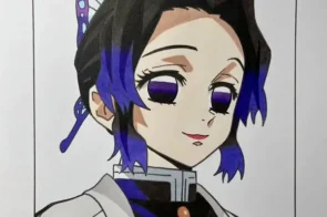 99+ mẫu vẽ Shinobu chibi cute bằng bút chì siêu dễ