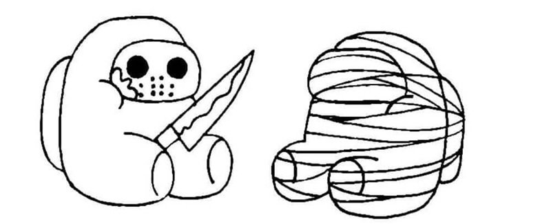 among us tô màu 14