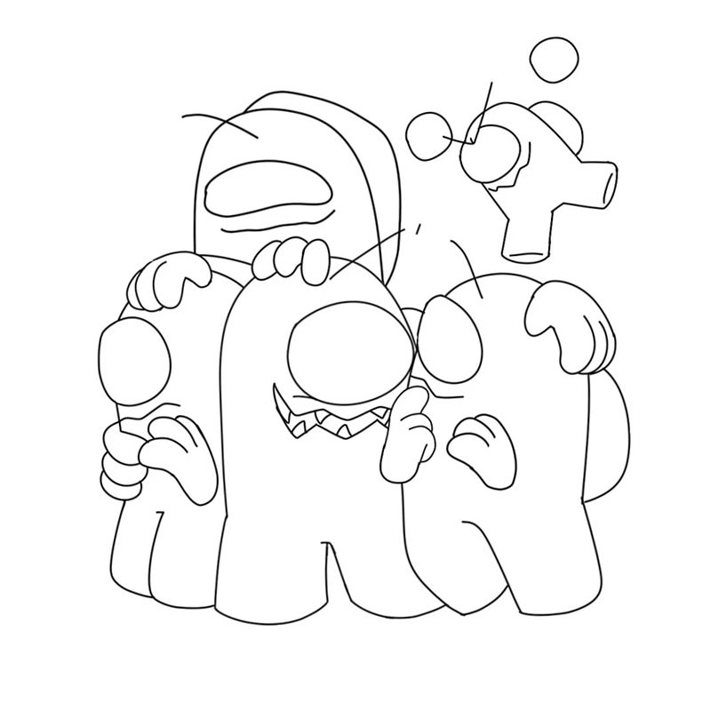 among us tô màu 42