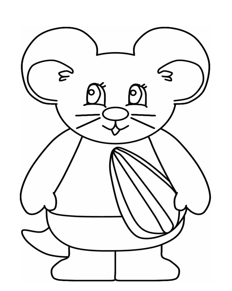 con chuột tô màu 1