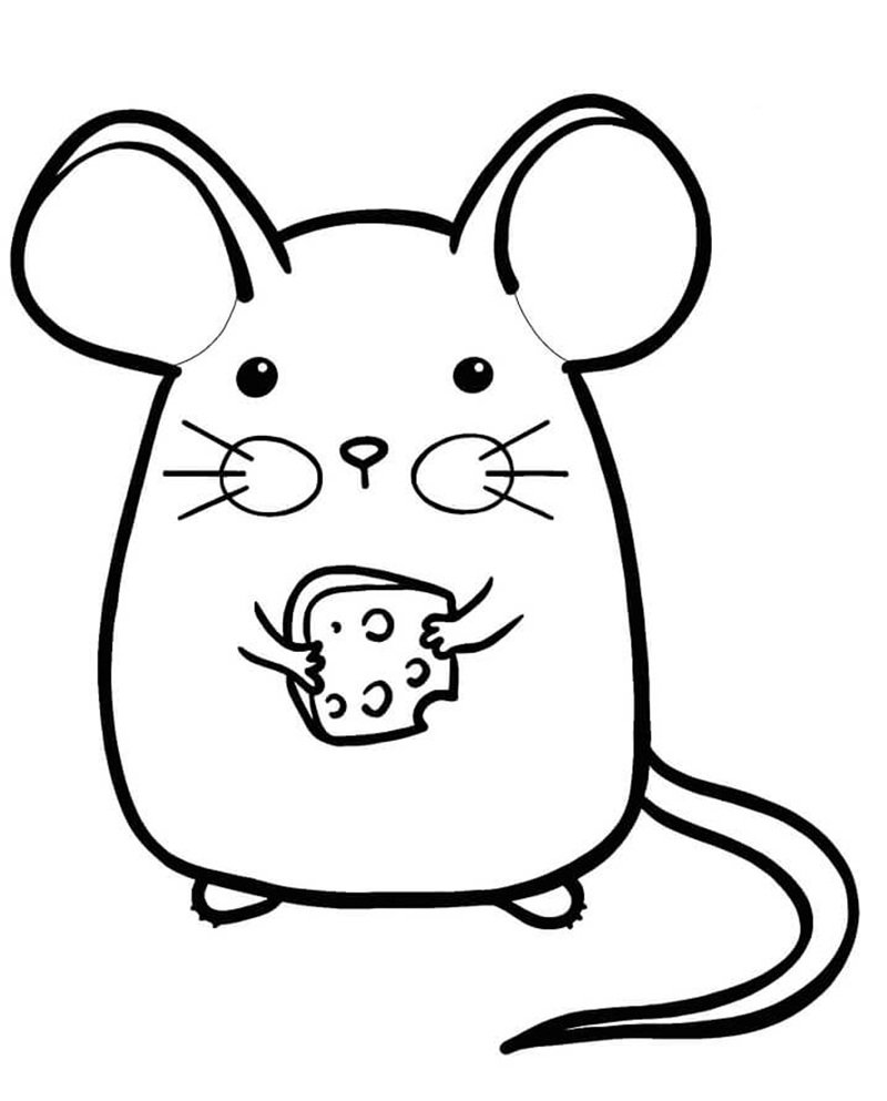 con chuột tô màu 11