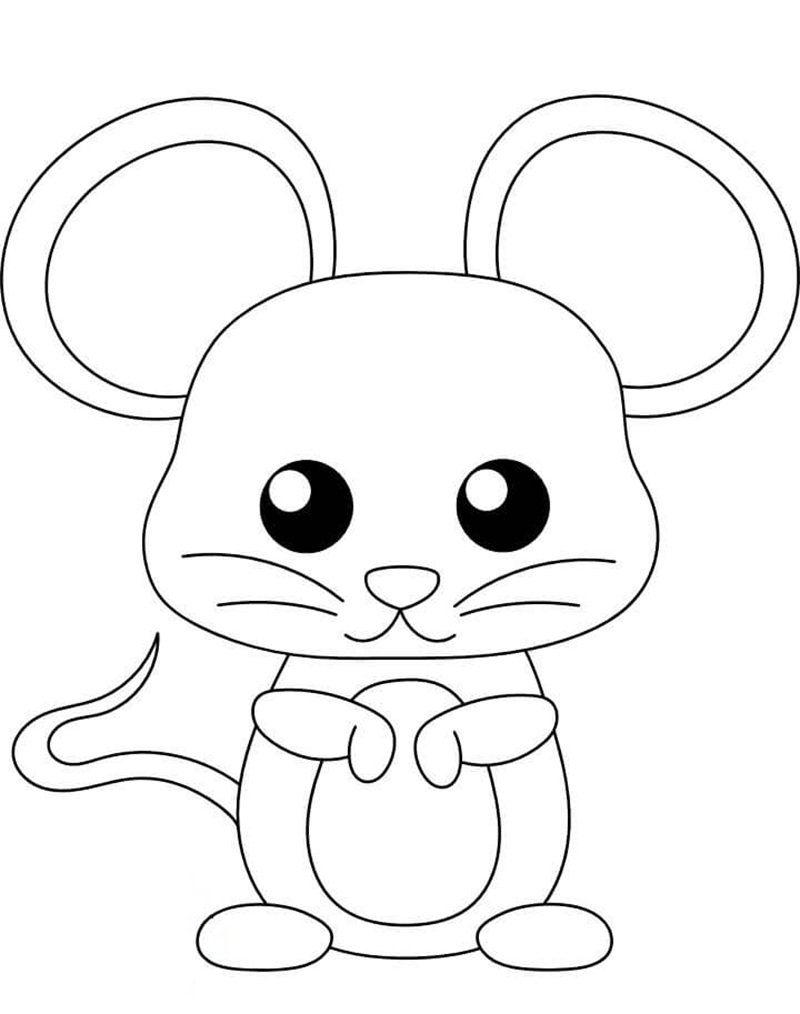 con chuột tô màu 13