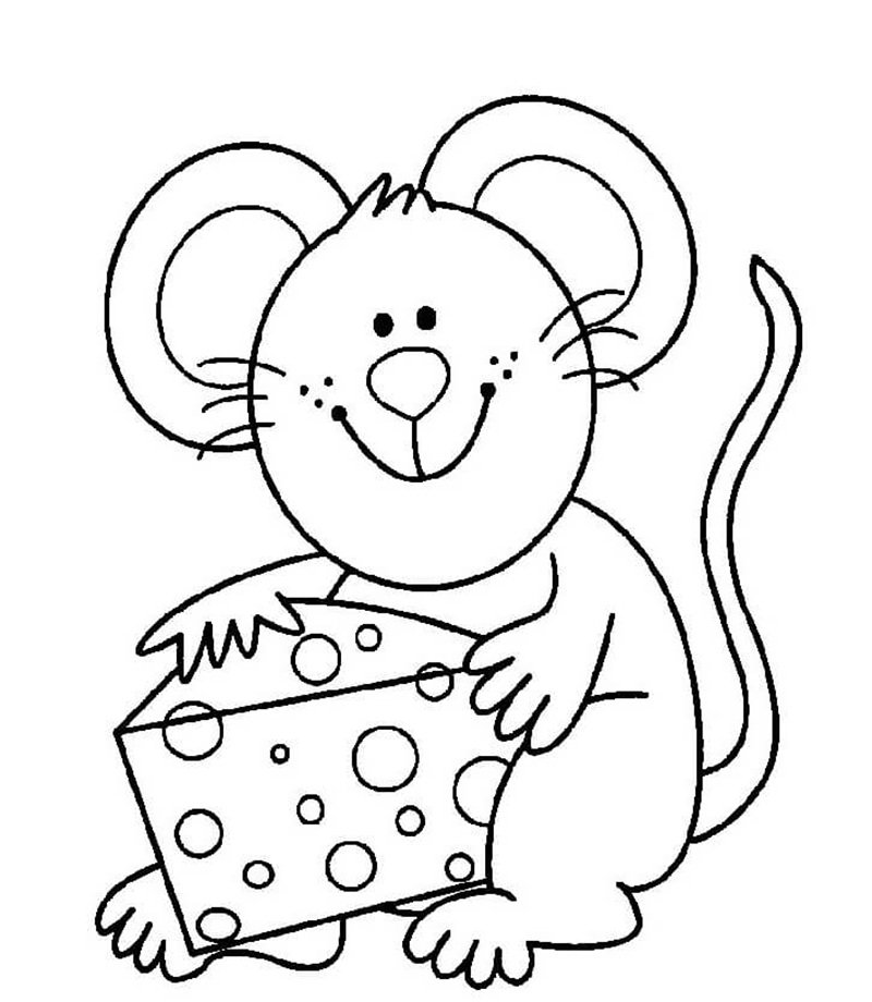 con chuột tô màu 15