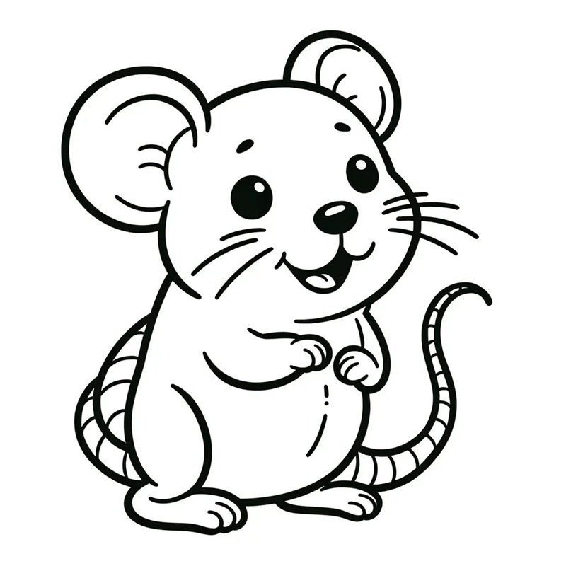 con chuột tô màu 18